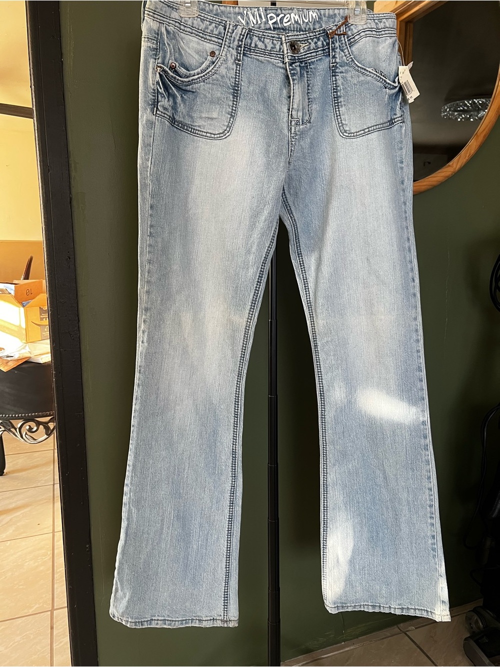 YMI Light Blue Wide Leg Flare Jeans